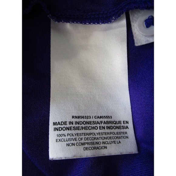 Nike Dri Fit LSU Tigers Purple Yellow Primary Logo Polo Mens Large EUC - Picture 11 of 11